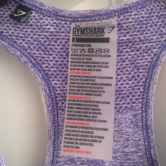 Gymshark Ombré seamless sports bra size small used no cup pads - Picture 3 of 3